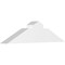Ekena Millwork Portland Architectural Grade PVC Gable Bracket, 36"W x 9"H x 4"D x 6"F, 6/12 Pitch GBP036X09X0406POR00 - alternate 1